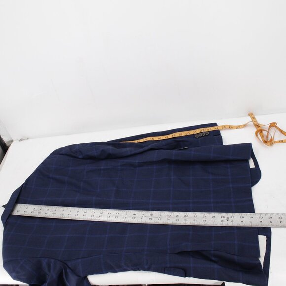 Suitsupply Sport Coat Mens 38R Lazio Slim TWo Button Plaid Pure Wool Super 110s - Picture 5 of 16